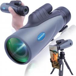 Monoculaire 10-30X50 Zoom HD Télescope  à Prisme FMC BAK4 Observation Chasse