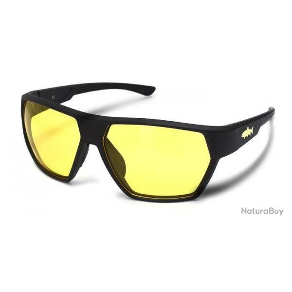 Lunettes Polarisantes Big Fish 1983 Realistic Frame Mat Black Trout Yellow