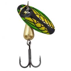 Cuiller Tournante Suissex Cicada Bug Shiny Green/Yellow par 1  Taille 1  - 3,50 g