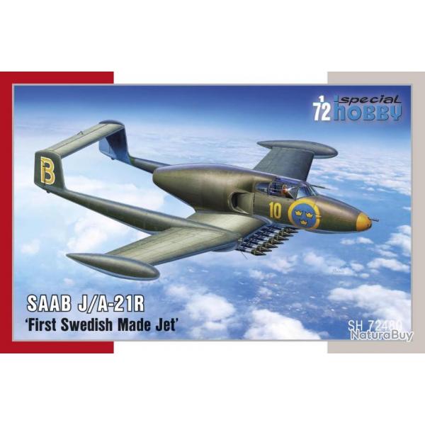 Maquette  monter - Saab J/A-21R 1/72 | Special hobby (0000 3617)