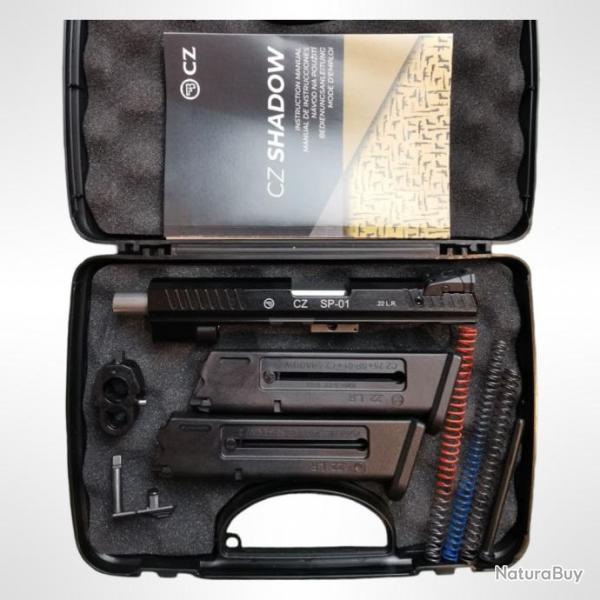 Kit Conversion CZ KADET pour SP-01 SHADOW - Calibre 22 LR - 2 chargeurs