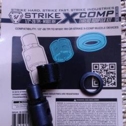 Adaptateur 1/2x28 vers m18x1 Strike X Comp