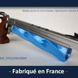 Fourreau de Protection pour bombonne d'air comprimé Pistolet 10 Mètres Steyr.Teinte "BLUE SKY".