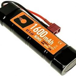 Batterie NiMh 9,6v Mini 1600 mAh T-dean (Nuprol)
