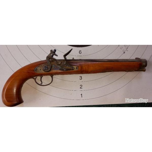 Pistolet  silex Kentucky calibre 44