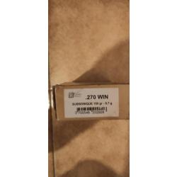 Sologne Balle de chasse subsonique- par boîte de 20 winchester 150 gr