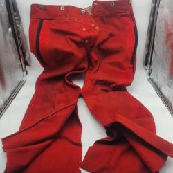 Pantalon officier Rouge Garance Ww1 original