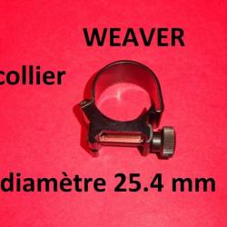 1 collier WEAVER diaètre 25.4mm queue d'aronde 21mm BROWNING REMINGTON - VENDU PAR JEPERCUTE (JO382)