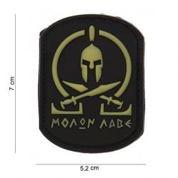 Patch 3D PVC Molon labe spartan SWAT | 101 Inc (0001 0857)