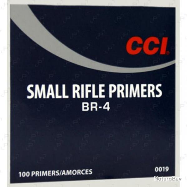 Amorces CCI pour rechargement - Bote de 100 - Small Rifle BR4