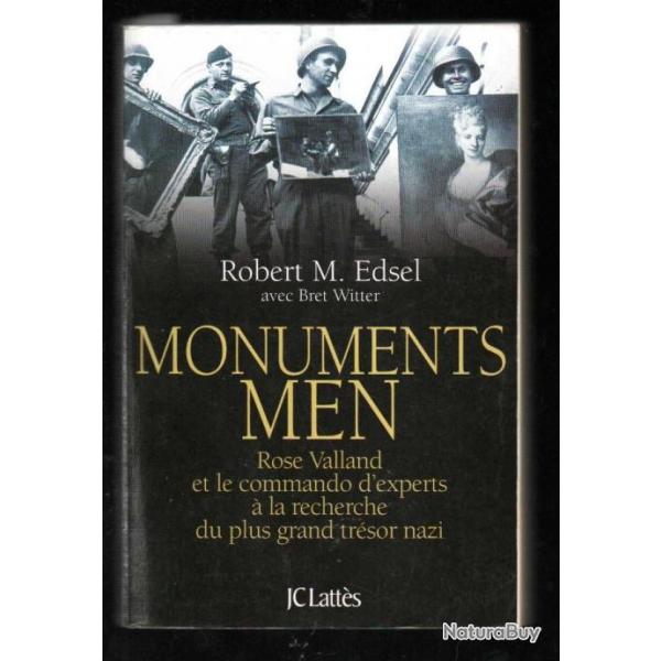 monuments men de robert m.edsel  la recherche du plus grand trsor nazi grand format