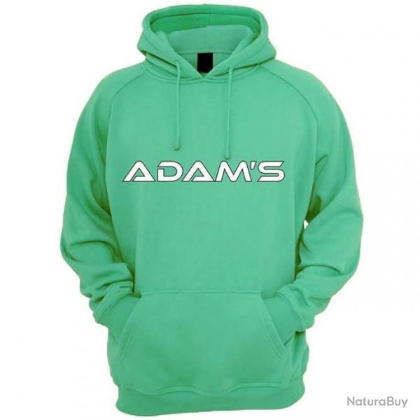 SWEAT HOMME ADAM'S - VERT Sweat Homme Adam's - Vert PAR 1  Taille XL