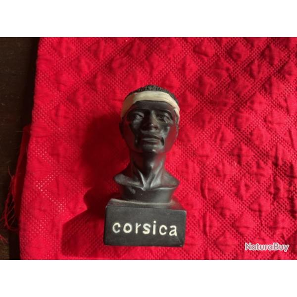 Statuette tte de Maure Corse, pas de prix de rserve