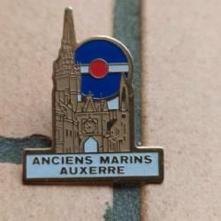 PINS MILITAIRE ARMEE FRANCAISE MARINE NATIONALE AMICAL ANCIENS MARINS D AUXERRE
