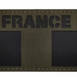 Ecusson/patch - France - Kaki/noir - velcro - Livraison gratuite