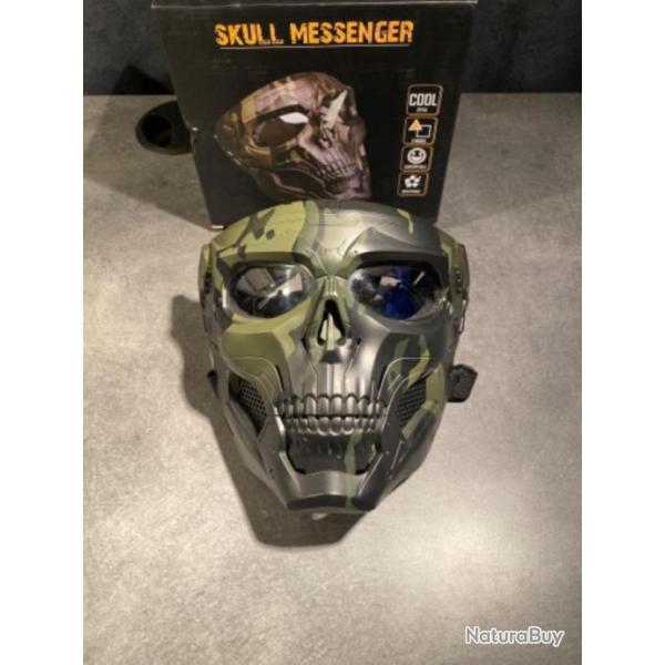 Masque airsoft Skull Messenger black multicam