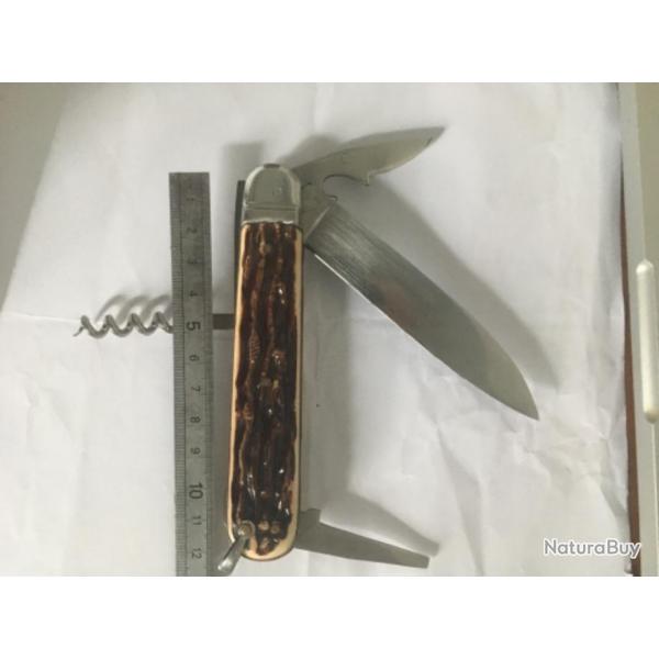 Couteau Thiers de marque Makinox 4 pices avec cran de sret , tat proche du neuf .