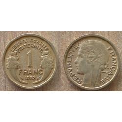 France 1 Franc 1932 Morlon Piece de Francs