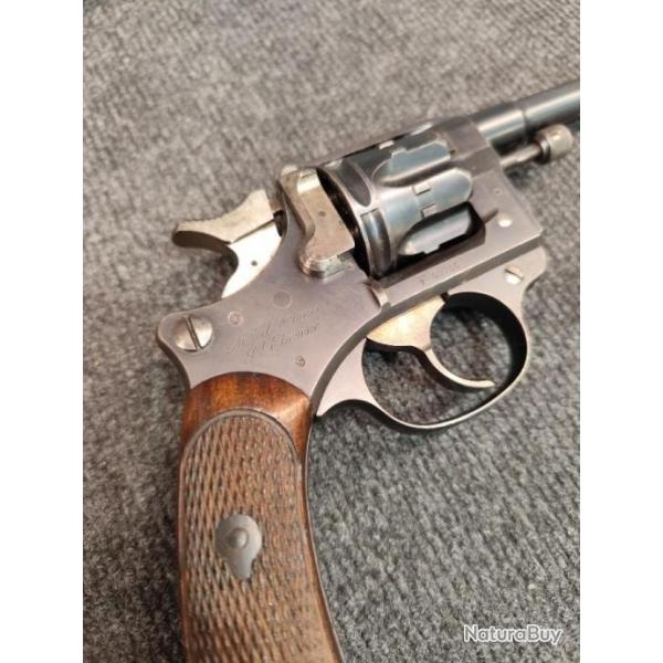 Revolver MAS 1892 8mm lebel ANNEE SR 1894  // tui cuir // super tat