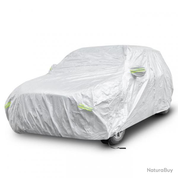 Housse de voiture universelle de 516 cm rsistante aux uv pluie et neige avec porte  fermeture cl