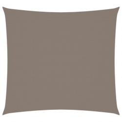 Voile toile d'ombrage parasol tissu oxford carré 3,6 x 3,6 m taupe 02_0009481