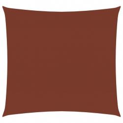 Voile toile d'ombrage parasol tissu oxford rectangulaire 2,5 x 3 m terre cuite 02_0009554