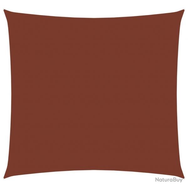 Voile toile d'ombrage parasol tissu oxford rectangulaire 2,5 x 3 m terre cuite 02_0009554