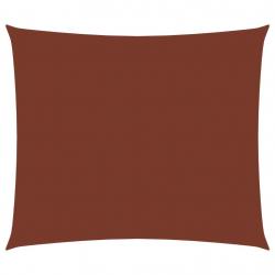 Voile parasol tissu oxford rectangulaire 3,5 x 4,5 m terre cuite 02_0009955