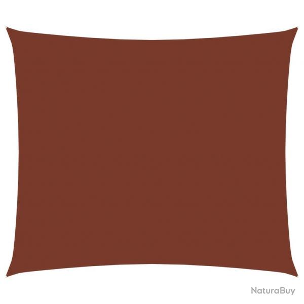 Voile parasol tissu oxford rectangulaire 3,5 x 4,5 m terre cuite 02_0009955