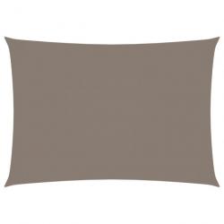 Voile toile d'ombrage parasol tissu oxford rectangulaire 4 x 5 m taupe 02_0009697