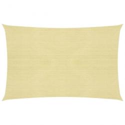 Voile d'ombrage 160 g/m² 4 x 5 m pehd beige 02_0008982