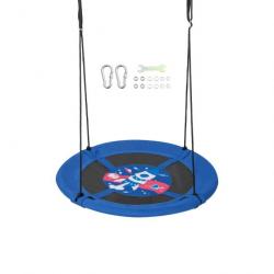 Balançoire soucoupe de 102 cm pour enfants balançoire suspendue avec cordes de suspension réglables