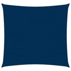 Voile toile d'ombrage parasol tissu oxford carré 5 x 5 m bleu 02_0009516
