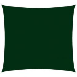 Voile toile d'ombrage parasol tissu oxford carré 4,5 x 4,5 m vert foncé 02_0009502