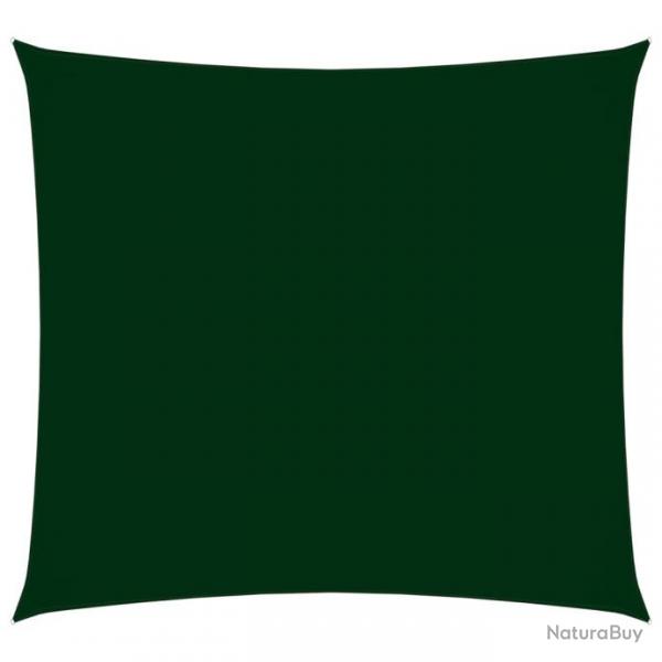 Voile toile d'ombrage parasol tissu oxford carr 4,5 x 4,5 m vert fonc 02_0009502