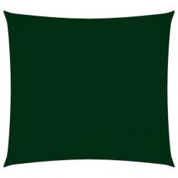 Voile toile d'ombrage parasol tissu oxford carré 3,6 x 3,6 m vert foncé 02_0009482