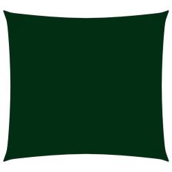 Voile toile d'ombrage parasol tissu oxford carré 3,6 x 3,6 m vert foncé 02_0009482