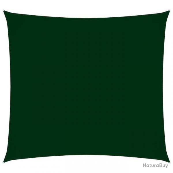 Voile toile d'ombrage parasol tissu oxford carr 3,6 x 3,6 m vert fonc 02_0009482