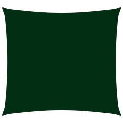 Voile de parasol tissu oxford carré 4 x 4 m vert foncé 02_0009512