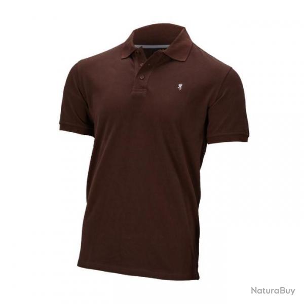 POLO HOMME MARRON BROWNING ULTRA 78 TAILLE L- 2XL