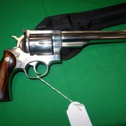 Revolver RUGER REDHAWK 44 Magnum Inox et canon de 7.5" avec holster