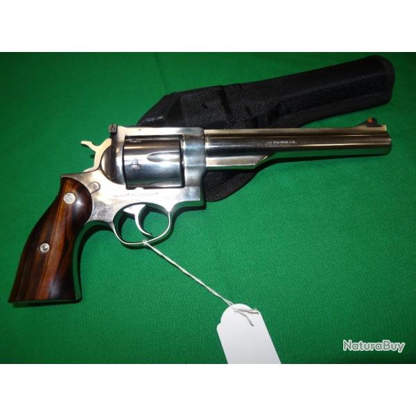 Revolver RUGER REDHAWK 44 Magnum Inox et canon de 7.5" avec holster