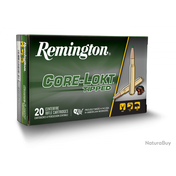 Cartouches Remington Core - Lokt Tipped - Cal. 243 Win. - 95GR