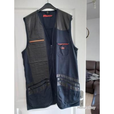Gilet Sans Manches COUNTRY – Taille XL – Lin & Polyacril – Fabriqué En France – Vintage Coloré