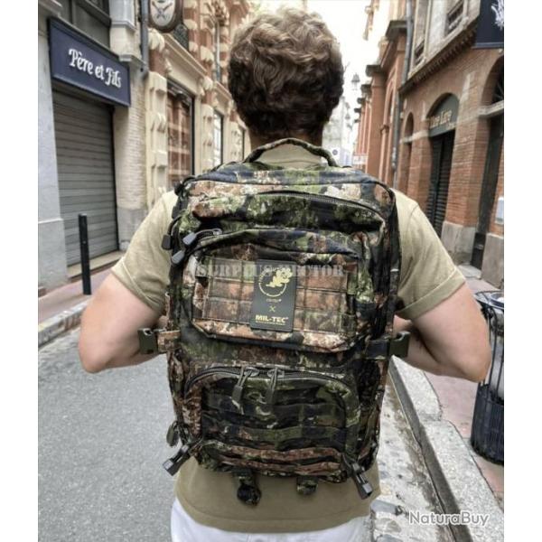 SAC A DOS US ASSAULT PACK CAMO FEUILLE DE CHNE 36 Litres