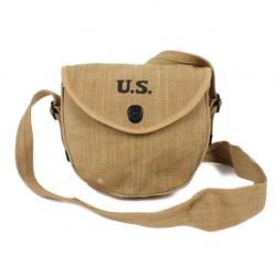 Sacoche / Pochette Chargeur Thompson Rond - US Reproduction - Militaria WW2