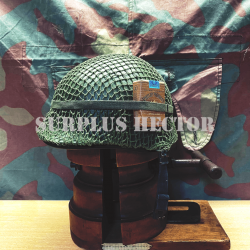 Casque Lourd US M1 Premium + Couvre Casque Filet - Militaria WW2