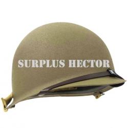 Casque Lourd US M1 Original + Liner - Militaria WW2