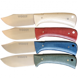Le Woody Custom Clip Point Micarta Rouge
