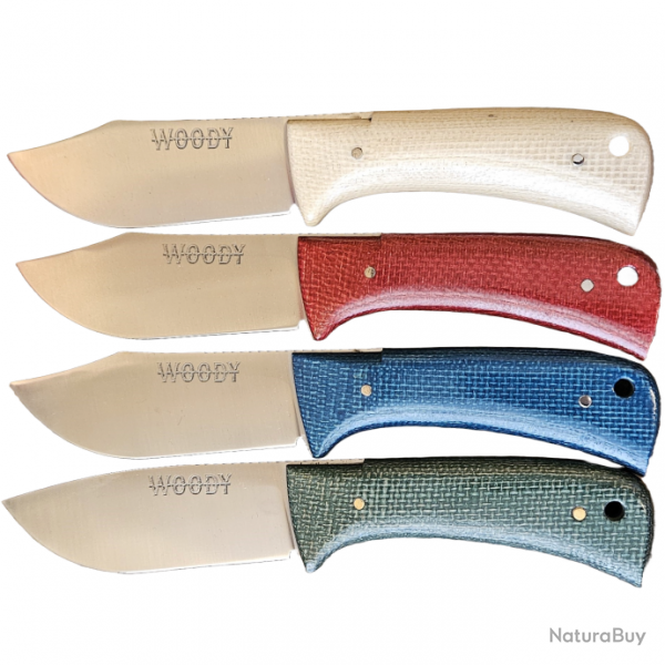 Le Woody Custom Clip Point Micarta Rouge